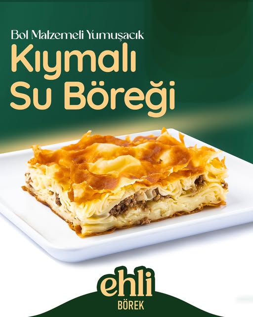 Kıymalı su böreği