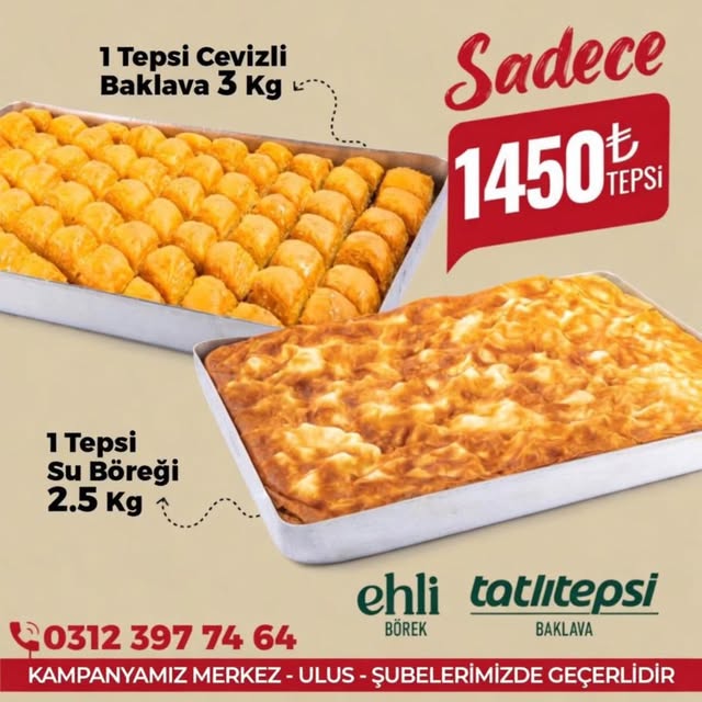 Tepsi kampanyası
